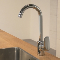 Baterie de bucatarie cu monocomanda, Hansgrohe, Logis M31 260, crom